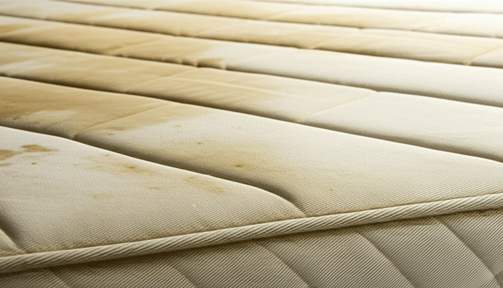 Mattress before cleaning